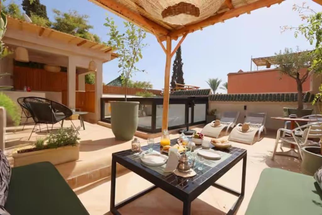 Riad Ptit Kech, Bassin Terrasse - Petits Dejeuners Маракеш Екстериор снимка